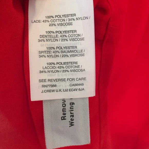 J. Crew Sleeveless Top with Lacy Shoulders - Picture 7 of 11